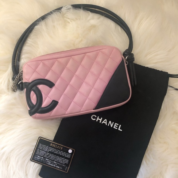 CHANEL Handbags - Authentic Chanel Cambon shoulder bag pink
